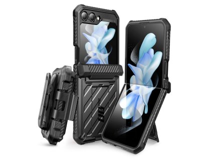 36268 supcase unicorn beetle pro ochranne puzdro pre samsung galaxy z flip5 cierne