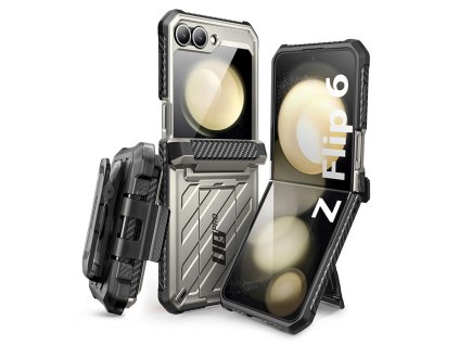 38195 supcase unicorn beetle pro ochranny kryt samsung galaxy z flip6 titanovo sivy