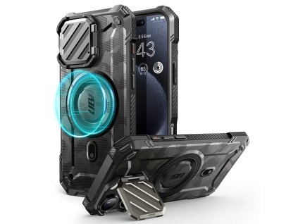 42885 supcase unicorn beetle xt magsafe puzdro na iphone 16 pro max maskacova siva