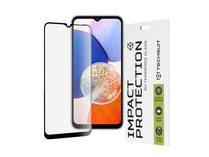 36061 5 techsuit 111d celoplosne ochranne sklo s plnym lepidlom pre samsung galaxy a14 4g a14 5g cierne