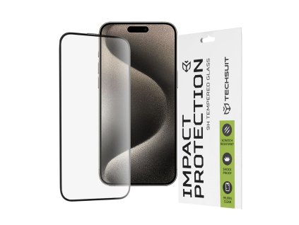 16921 techsuit 111d full cover celopolepene tvrdene sklo iphone 15 pro max cierna