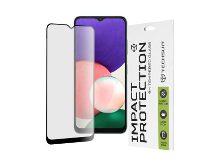 17068 5 techsuit 111d full cover celopolepene tvrdene sklo samsung galaxy a22 5g cierna