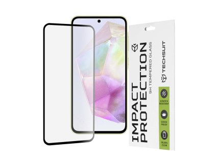 47352 techsuit 111d full cover full glue glass ochranne tvrdene sklo na samsung galaxy a35 5g a55 5g m35 cierne