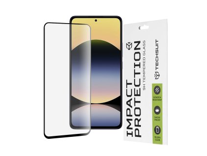 53496 techsuit 111d full cover full glue glass tvrdene sklo pre xiaomi redmi note 14 4g redmi note 14 5g cierne black