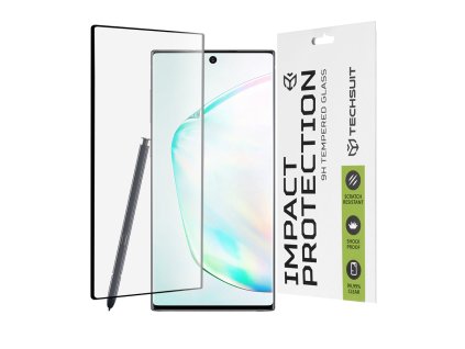 31876 techsuit 111d plne krytie plne lepiace sklo 3d zakriveny displej samsung galaxy note 10 plus 4g note 10 plus 5g cierny