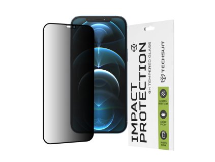 56286 techsuit 111d privacy full glue tvrdene sklo privacy pre iphone 12 pro max cierne okraje