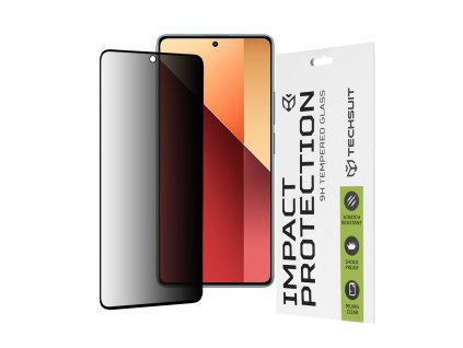 52407 techsuit 111d privacy full glue tvrdene sklo pre xiaomi redmi note 13 pro 4g poco m6 pro 4g cierne black
