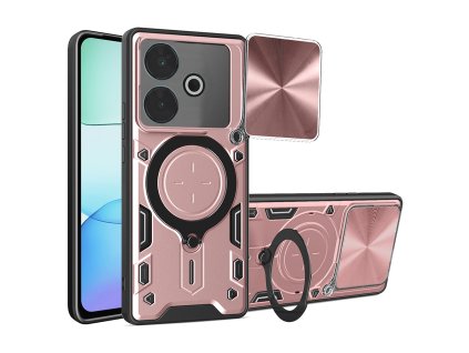 37201 6 techsuit camguard pro ochranne puzdro pre xiaomi redmi 13 poco m6 4g ruzovo zlate