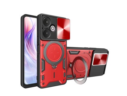 37171 7 techsuit camguard pro ochranne puzdro pre xiaomi redmi 13c 5g poco m6 cervene