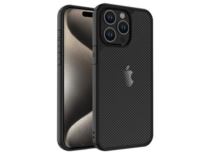 21544 techsuit carbonfuse kryt na iphone 15 pro max cierna