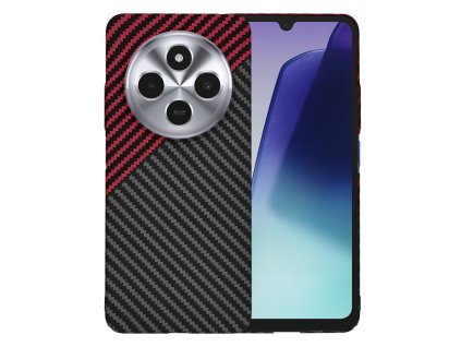 58062 techsuit carbonite fibershell kryt pre xiaomi redmi 14c poco c75 cerveny red vortex