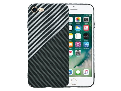 50817 techsuit carbonite fibershell puzdro pre iphone 7 8 se 2 2020 se 3 2022 sive stealth gray