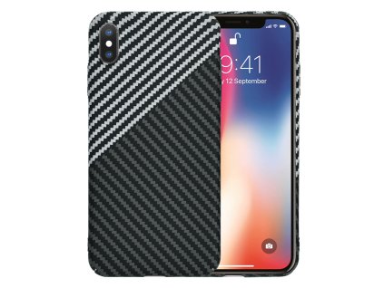50910 techsuit carbonite fibershell puzdro pre iphone x xs sive stealth gray