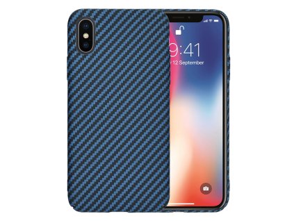 50916 techsuit carbonite fibershell puzdro pre iphone x xs tyrkysove cyan