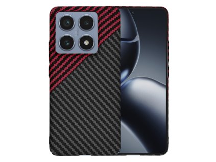 52674 techsuit carbonite fibershell puzdro pre xiaomi 14t pro cervene red vortex