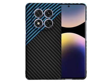 53034 5 techsuit carbonite fibershell puzdro pre xiaomi redmi note 14 pro 5g poco x7 modre blue pulse