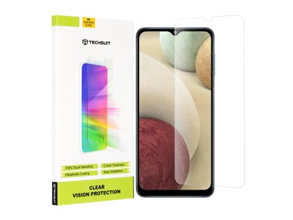 36073 techsuit clear vision glass ochranne sklo pre samsung galaxy a12 a12 nacho a02 m02 m12 f12 a32 5g priehladne