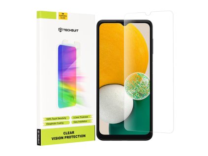 36091 techsuit clear vision glass ochranne sklo pre samsung galaxy a13 5g a04s a04 priehladne