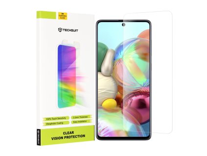 36121 techsuit clear vision glass ochranne sklo pre samsung galaxy a71 4g a71 5g note 10 lite m51 priehladne