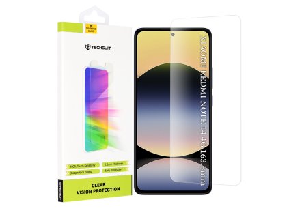 53514 techsuit clear vision glass tvrdene sklo pre xiaomi redmi note 14 4g redmi note 14 5g priehladne transparent