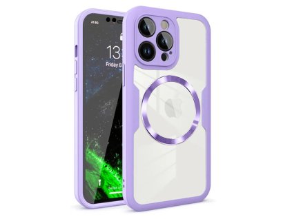 56355 techsuit colorverse 360 magsafe series screen protector 360 ochranny kryt s magsafe a ochrannou foliou iphone 12 pro fialovy