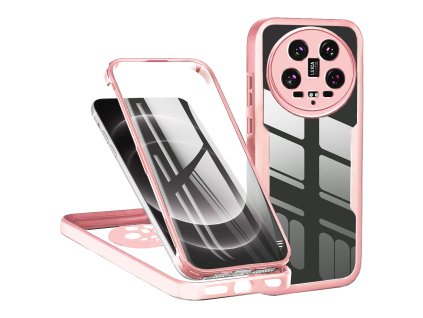 36838 techsuit colorverse 360 seria obal ochranne sklo xiaomi 14 ultra ruzovy