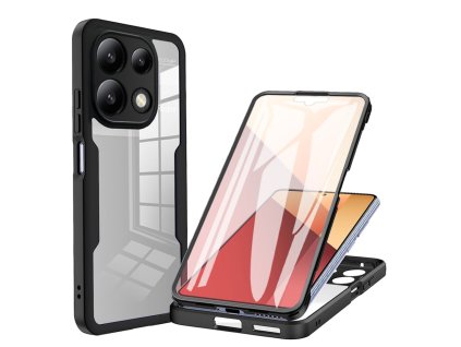 54174 techsuit colorverse 360 series ochrana displeja pre xiaomi redmi note 13 pro 4g poco m6 pro 4g cierny