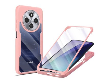 54399 techsuit colorverse 360 series ochranne sklo pre xiaomi redmi 14c poco c75 ruzovy