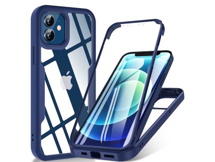 56319 techsuit colorverse 360 series screen protector 360 ochranny kryt ochranna folia iphone 12 modry