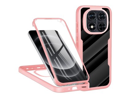 49500 techsuit colorverse 360 series screen protector obal so sklom xiaomi redmi note 14 pro note 14 pro poco x7 ruzovy