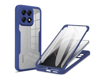52614 techsuit colorverse 360 series puzdro ochrana displeja pre xiaomi 14t pro modre blue