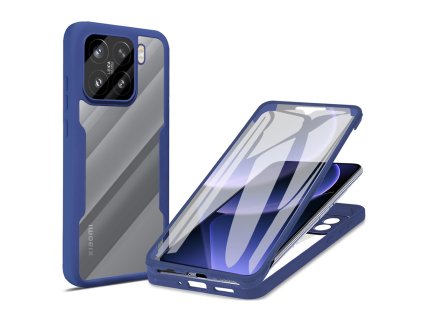 53538 techsuit colorverse 360 series puzdro ochrana displeja pre xiaomi 15 modre blue