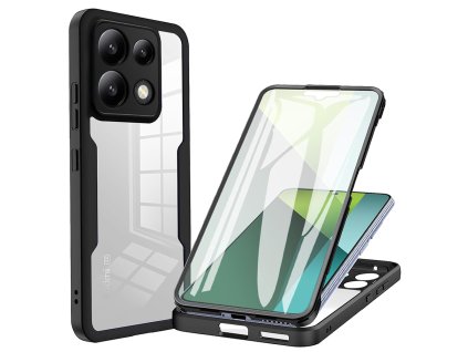 52425 techsuit colorverse 360 series puzdro ochrana displeja pre xiaomi redmi note 13 pro 5g poco x6 cierne black