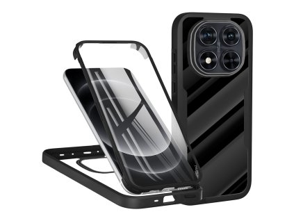 53487 techsuit colorverse 360 series puzdro ochrana displeja pre xiaomi redmi note 14 pro 5g note 14 pro 5g poco x7 cierne black