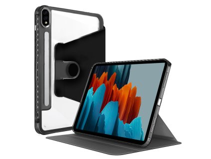 30547 7 techsuit crystal vision puzdro pre samsung galaxy tab s7 s8 cierna