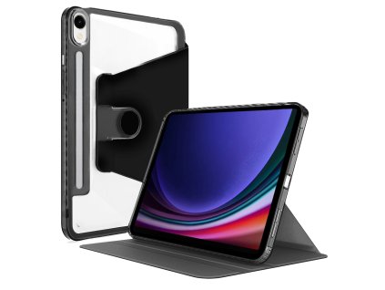 30583 techsuit crystal vision puzdro pre samsung galaxy tab s9 s9 fe cierna