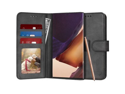 36709 techsuit diary book otvaracie ochranne puzdro samsung galaxy note 20 ultra note 20 ultra 5g cierne