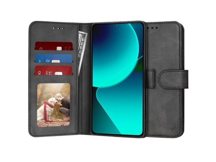 36706 techsuit diary book otvaracie ochranne puzdro xiaomi 13t 13t pro cierne