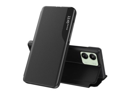 36604 techsuit efold seria otvaraci ochranny obal xiaomi redmi 13c 4g 13c 5g poco m6 c65 cierny