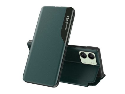 36412 techsuit efold seria otvaraci ochranny obal xiaomi redmi 13c 4g 13c 5g poco m6 c65 tmavozeleny
