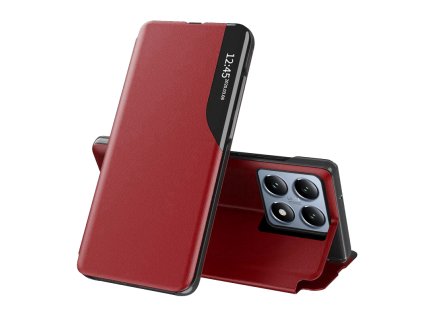 49128 techsuit efold series knizkovy obal xiaomi 14t pro cerveny