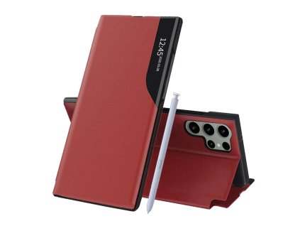 52815 7 techsuit efold series puzdro pre samsung galaxy s25 ultra cervene red