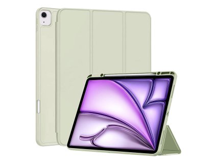 47664 techsuit flex trifold s drziakom na pero puzdro na ipad air 13 2024 matcha zelena