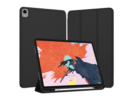 47487 techsuit flex trifold s drziakom na pero puzdro na ipad pro 12 9 2018 2020 2021 2022 cierna