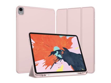 47499 techsuit flex trifold s drziakom na pero puzdro na ipad pro 12 9 2018 2020 2021 2022 ruzova
