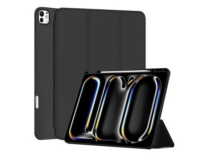 47667 techsuit flex trifold s drziakom na pero puzdro na ipad pro 13 2024 cierna
