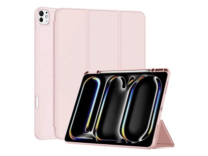 47670 techsuit flex trifold s drziakom na pero puzdro na ipad pro 13 2024 ruzova