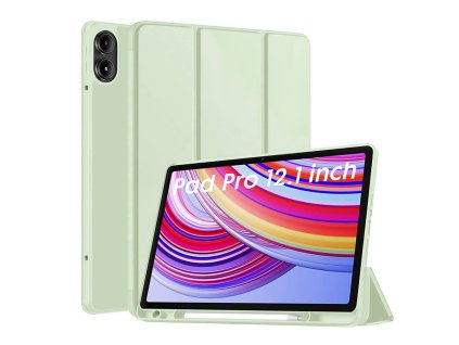 42252 techsuit flex trifold s drziakom na pero obal pre xiaomi redmi pad pro poco pad matcha zelena