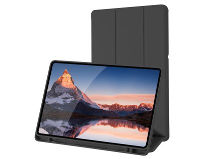 32119 techsuit flex trifold ochranne puzdro s drziakom na pero samsung galaxy tab s6 lite 2020 2022 2024 cierny