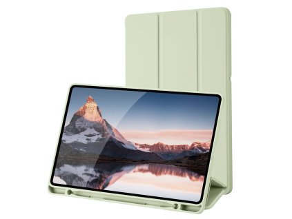 32137 techsuit flex trifold ochranne puzdro s drziakom na pero samsung galaxy tab s6 lite 2020 2022 2024 matcha zelena